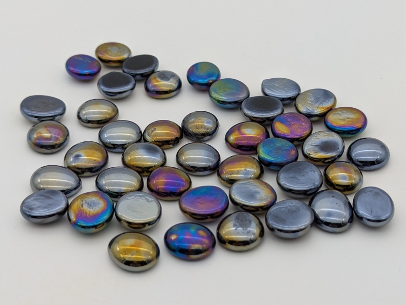 Glasnuggets schwarz-ir. 15-17 mm/1 kg